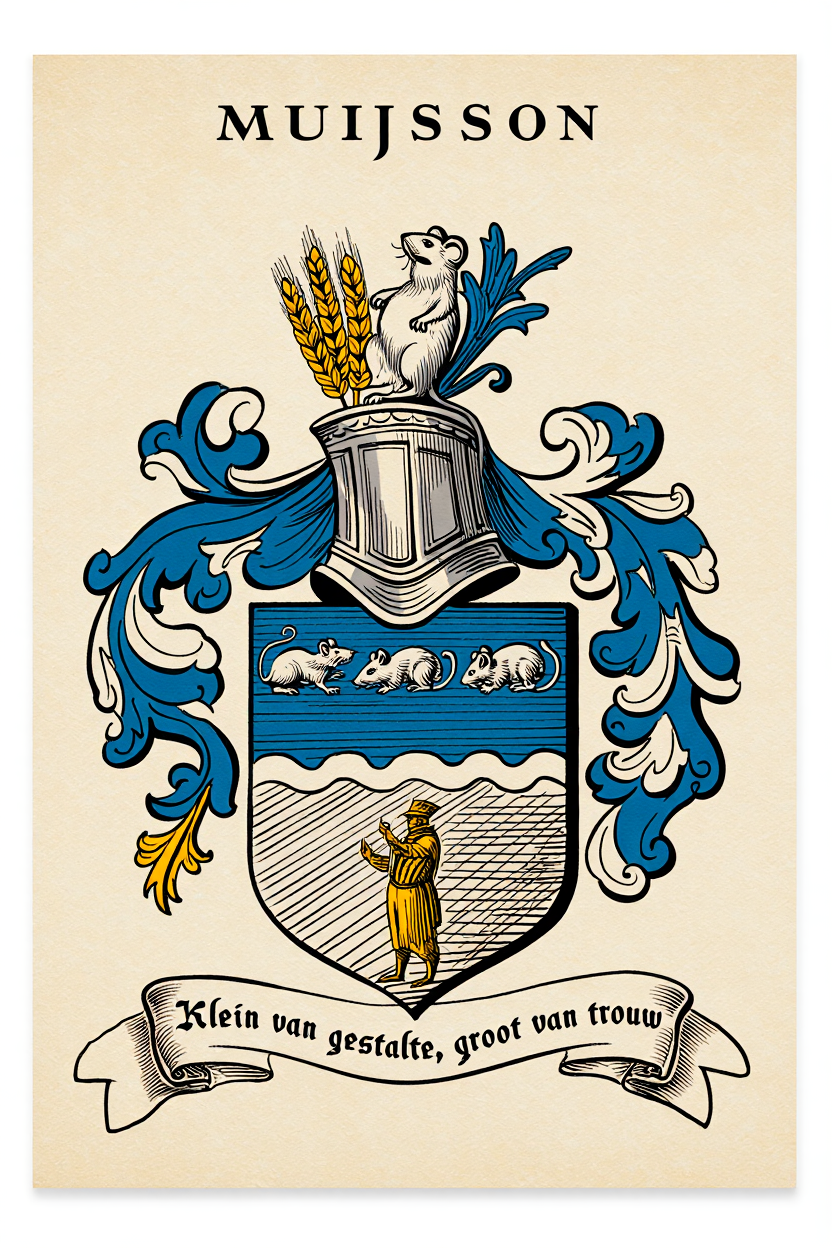 Familiewapen van de achternaam MUIJSSON