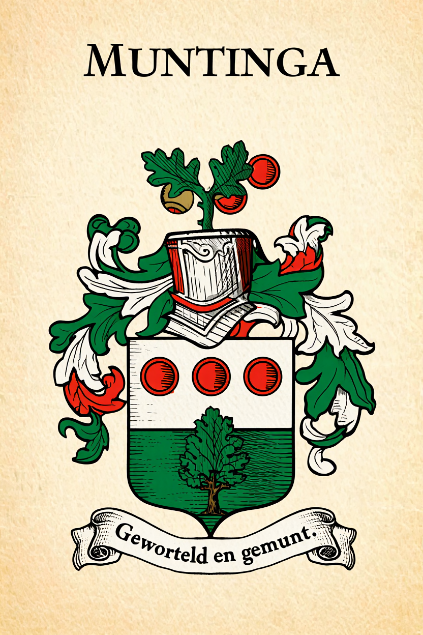 Familiewapen van de achternaam MUNTINGA