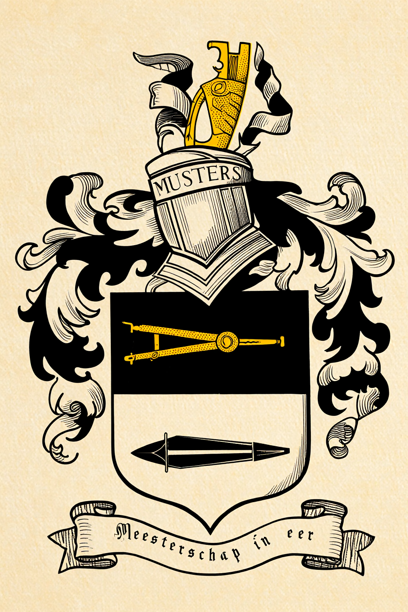 Familiewapen van de achternaam MUSTERS (vergrendeld)