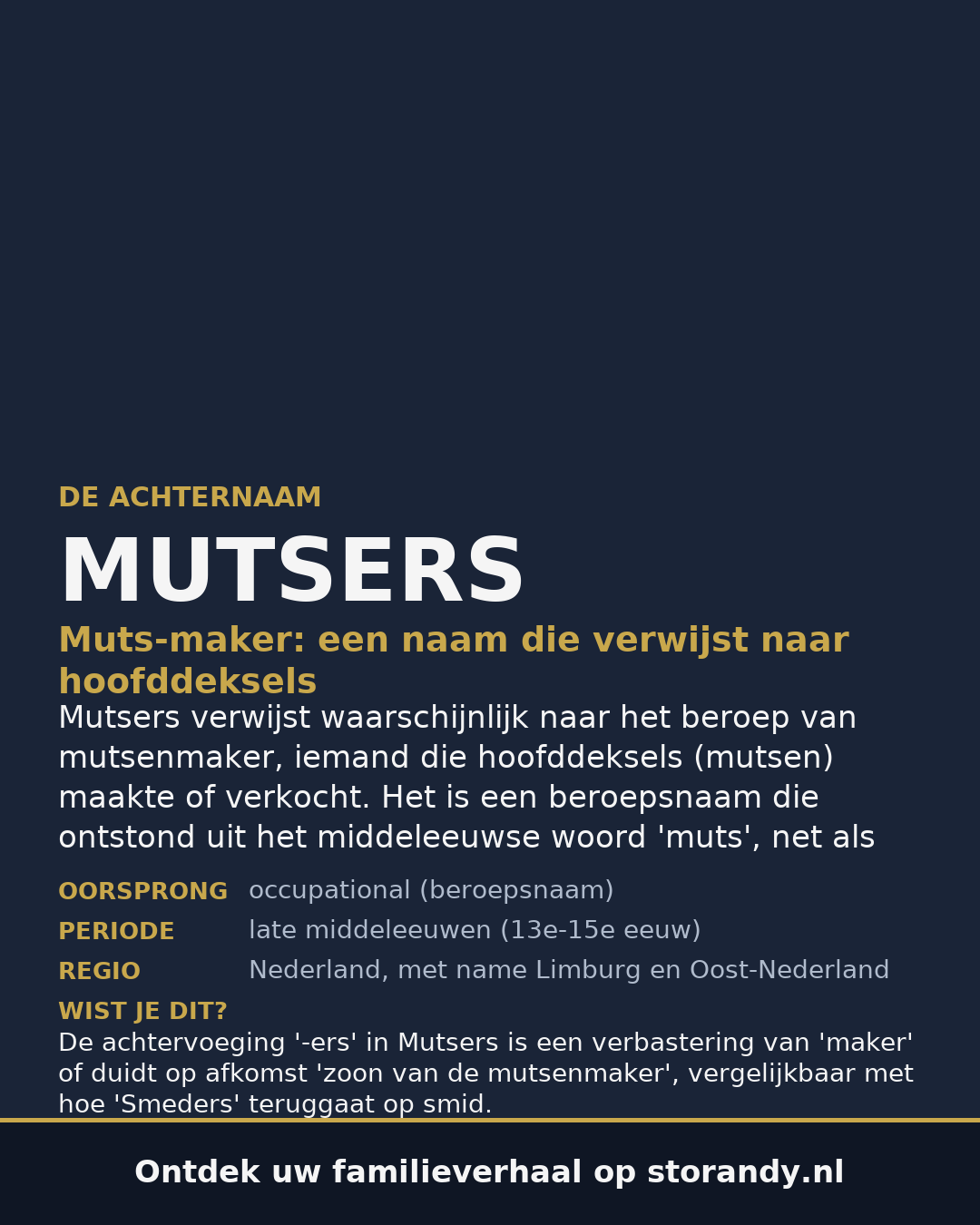 Familiewapen van de achternaam MUTSERS