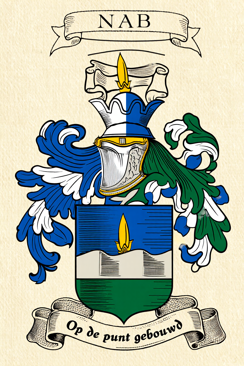 Familiewapen van de achternaam NAB