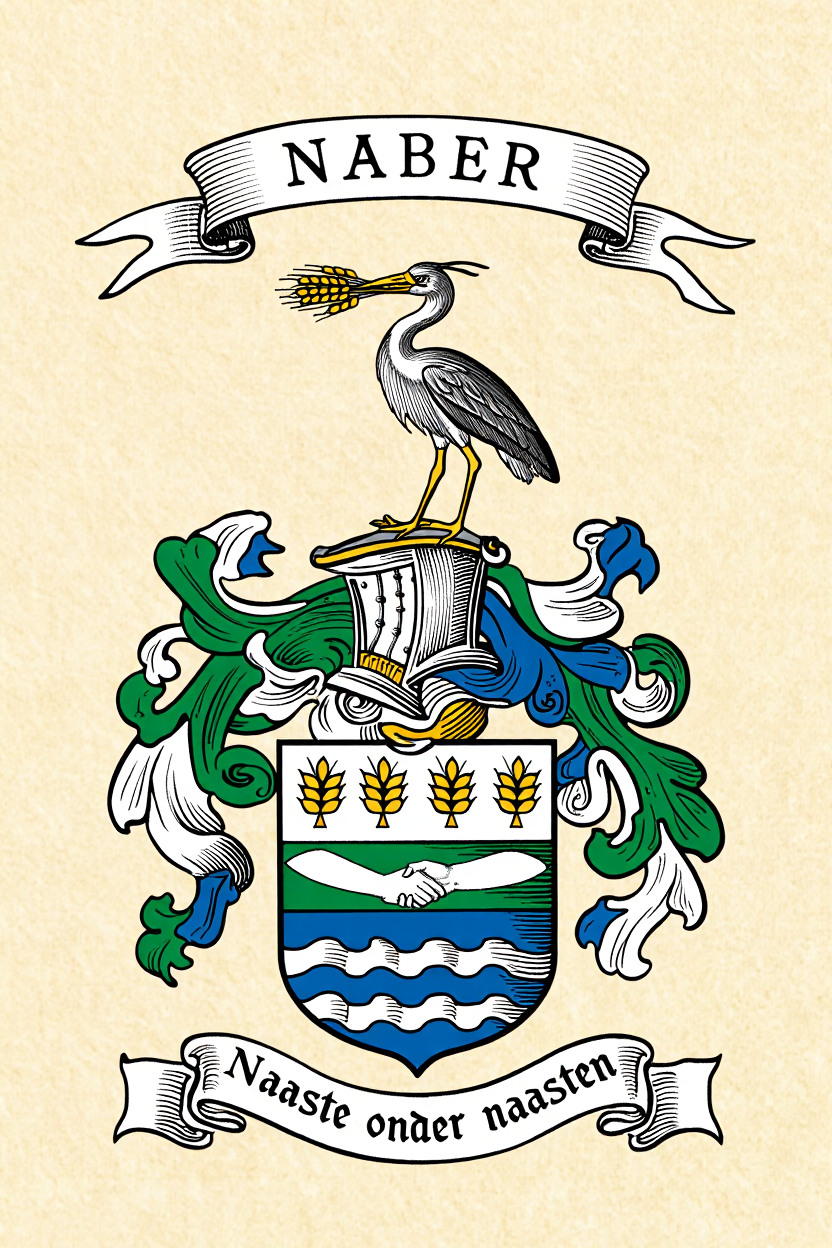 Familiewapen van de achternaam NABER