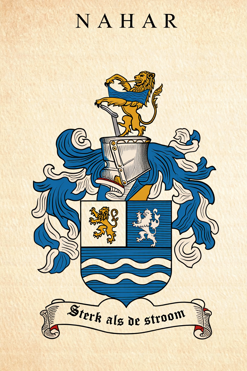 Familiewapen van de achternaam NAHAR