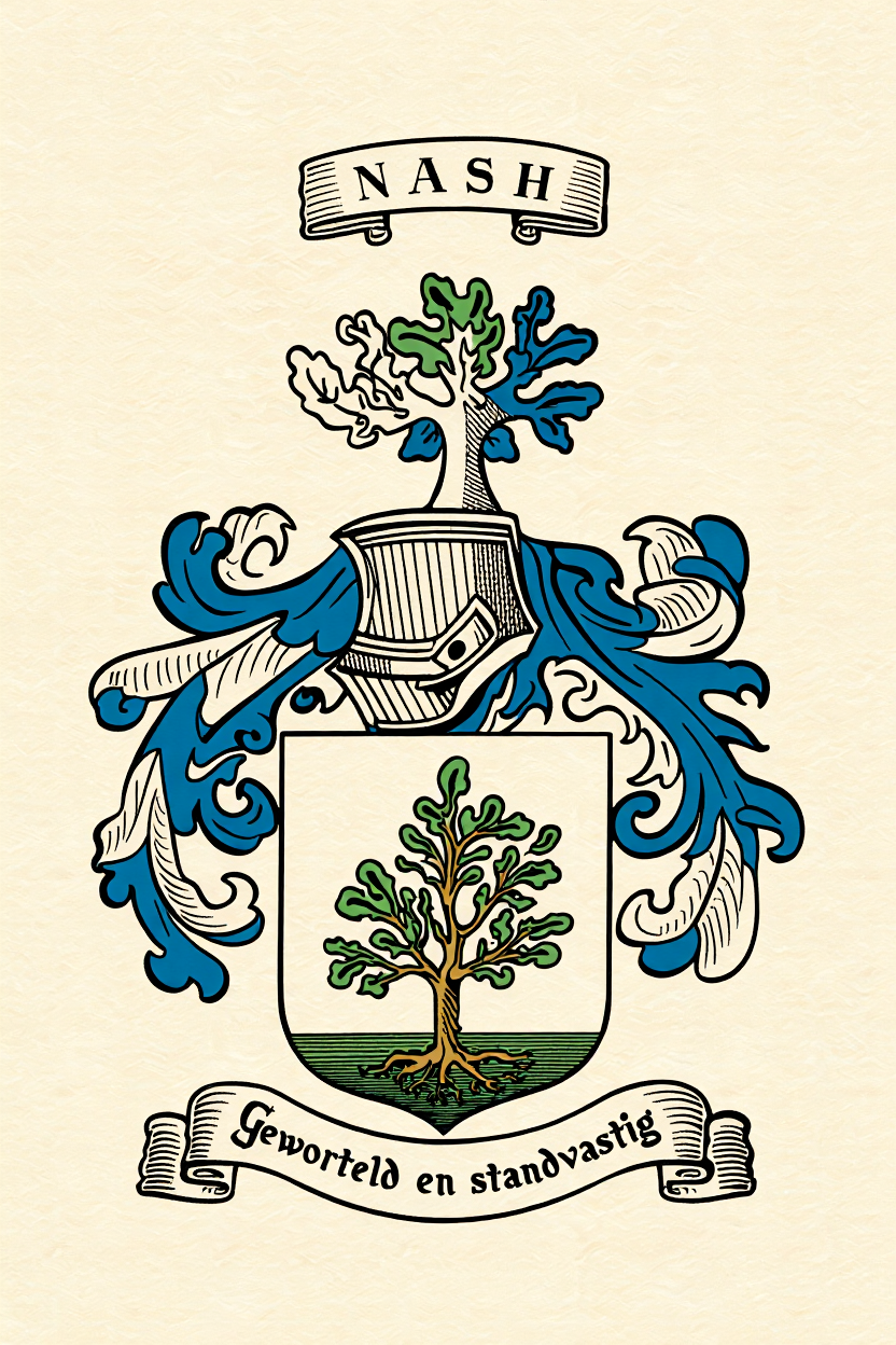 Familiewapen van de achternaam NASH
