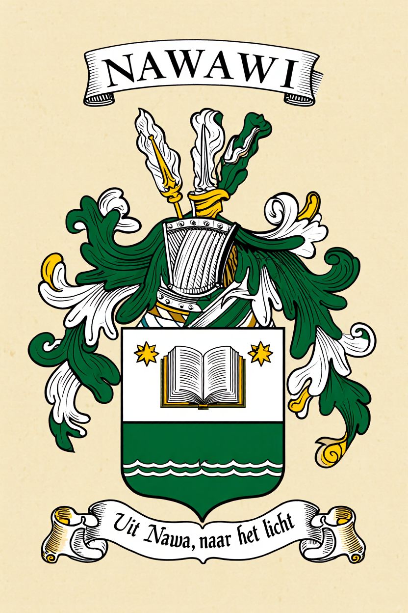 Familiewapen van de achternaam NAWAWI (vergrendeld)