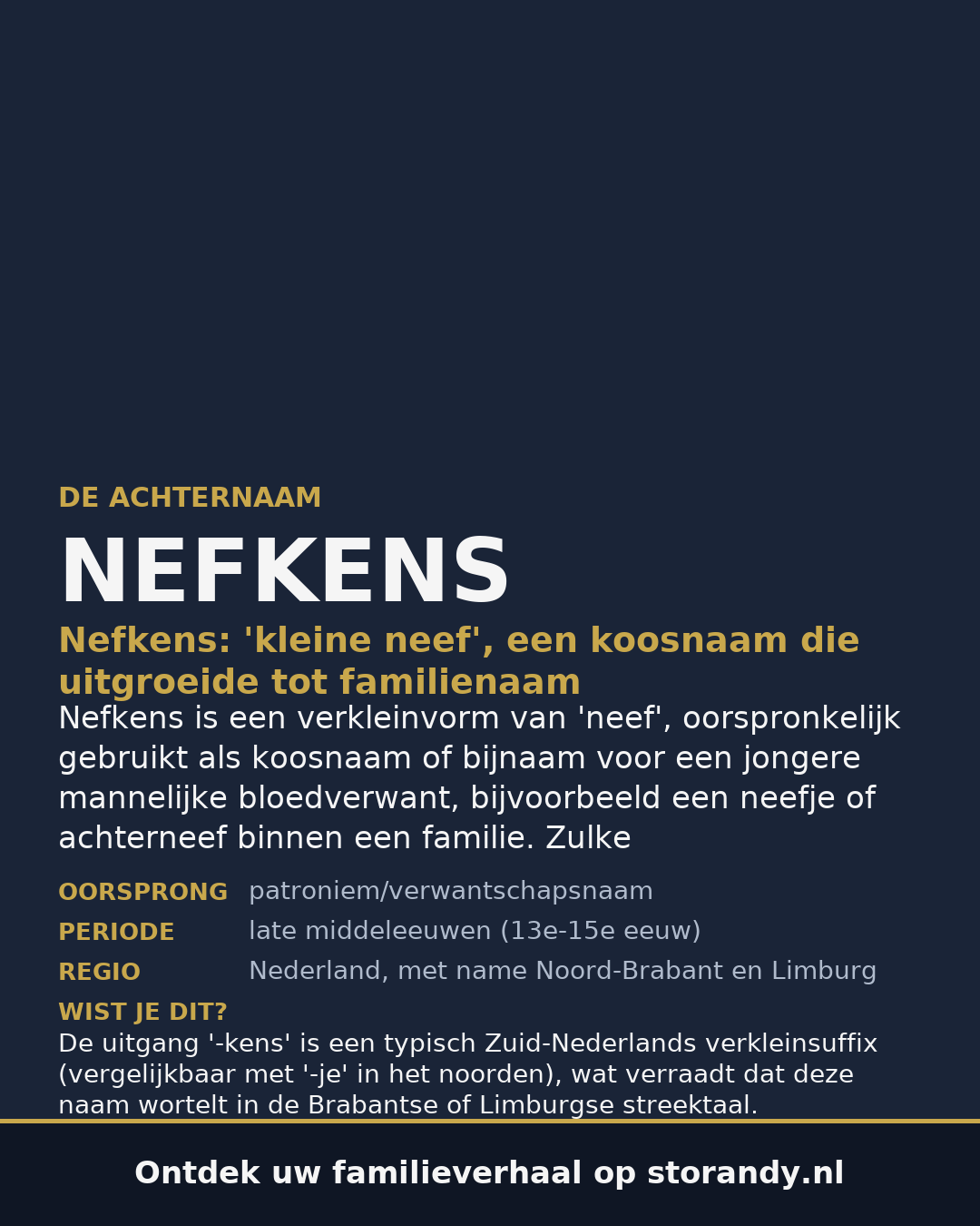 Familiewapen van de achternaam NEFKENS