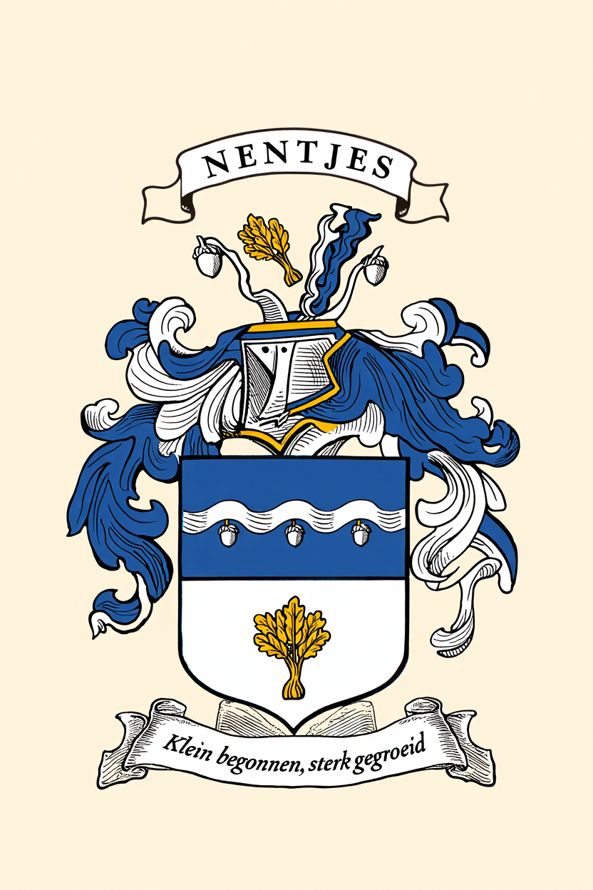 Familiewapen van de achternaam NENTJES