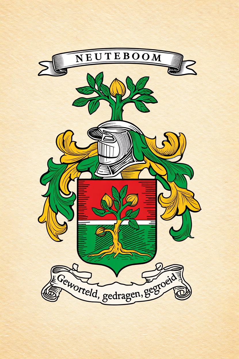 Familiewapen van de achternaam NEUTEBOOM