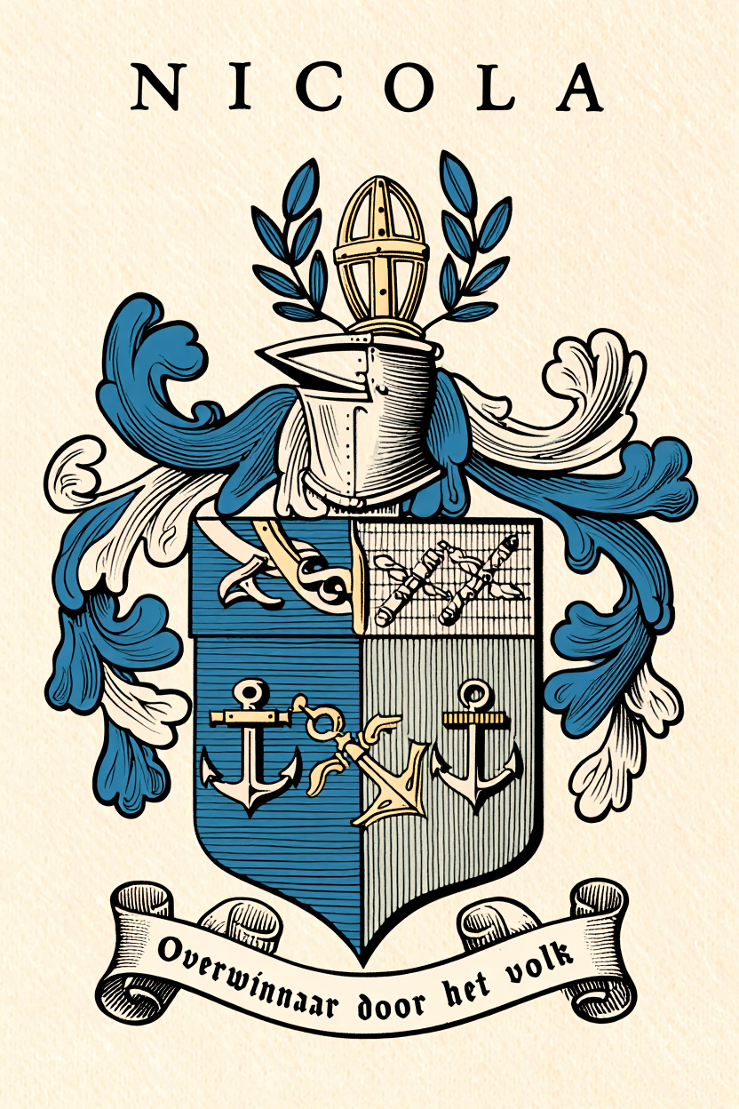 Familiewapen van de achternaam NICOLA