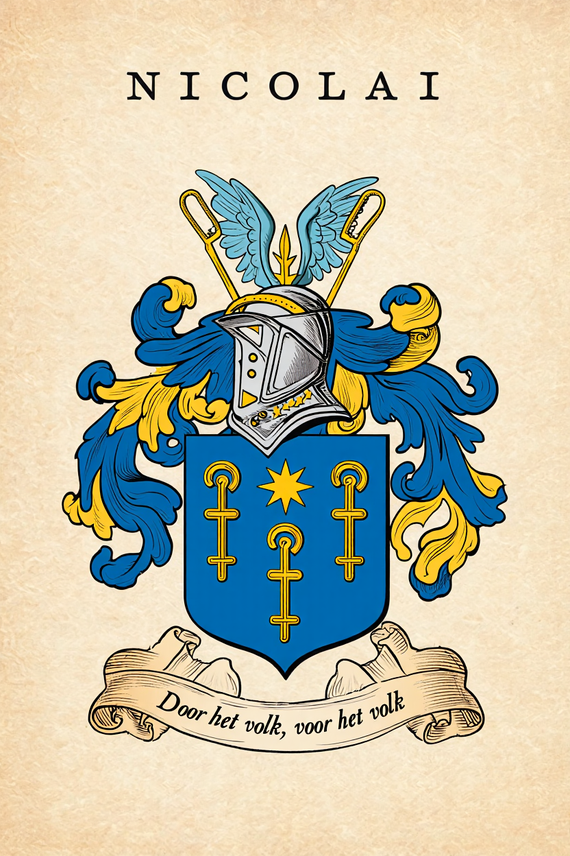 Familiewapen van de achternaam NICOLAI