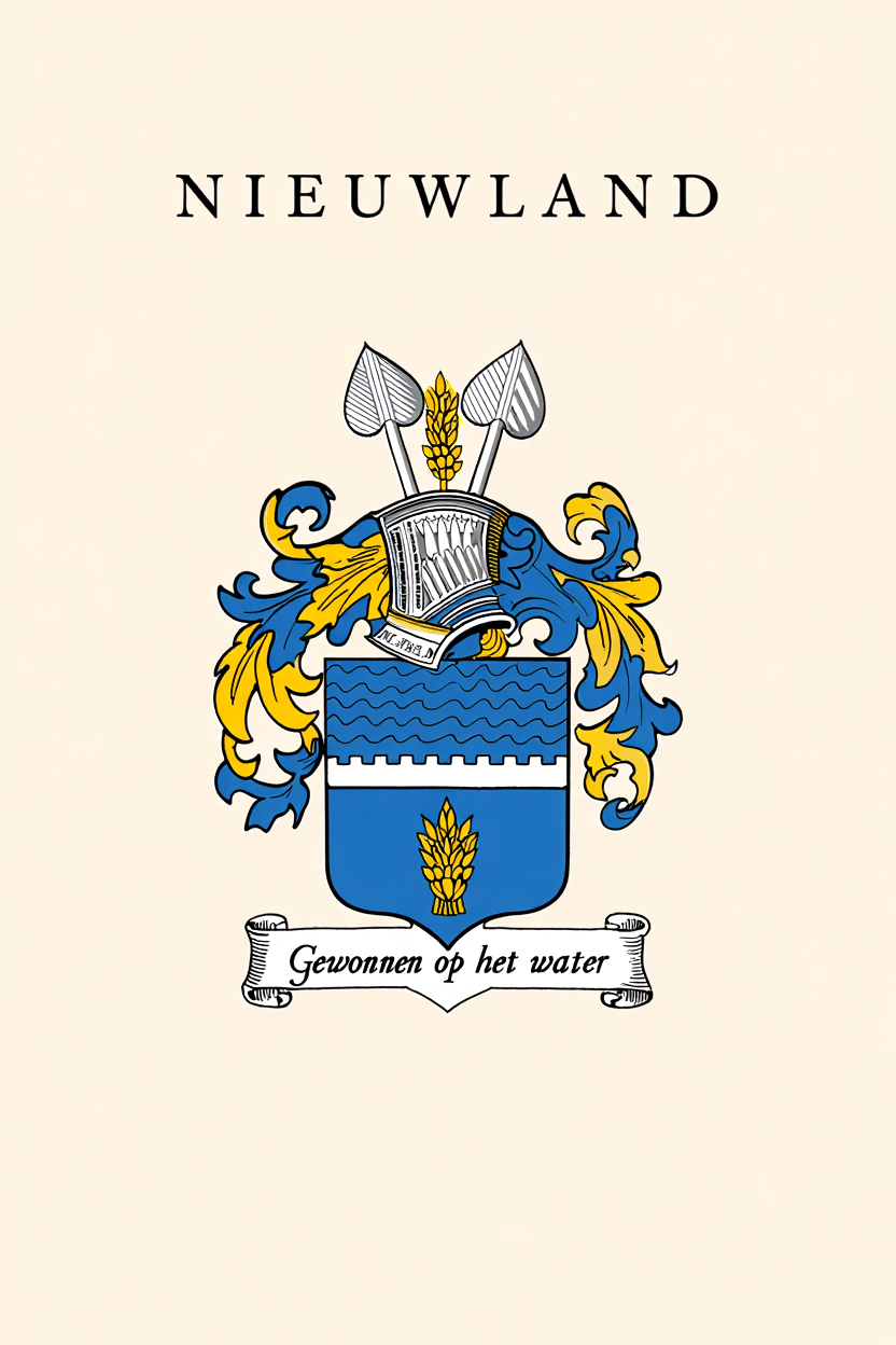 Familiewapen van de achternaam NIEUWLAND