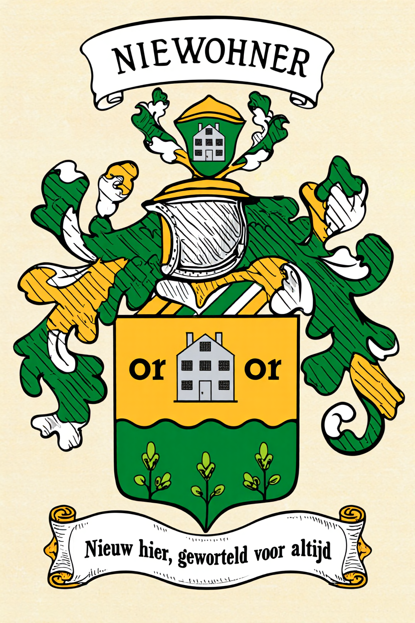 Familiewapen van de achternaam NIEWOHNER (vergrendeld)