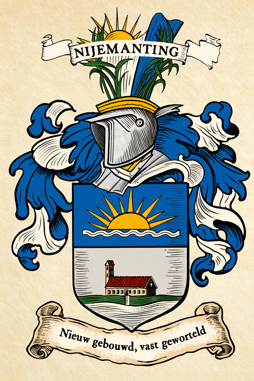 Familiewapen van de achternaam NIJEMANTING (vergrendeld)