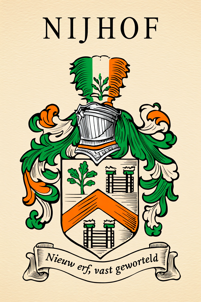 Familiewapen van de achternaam NIJHOF