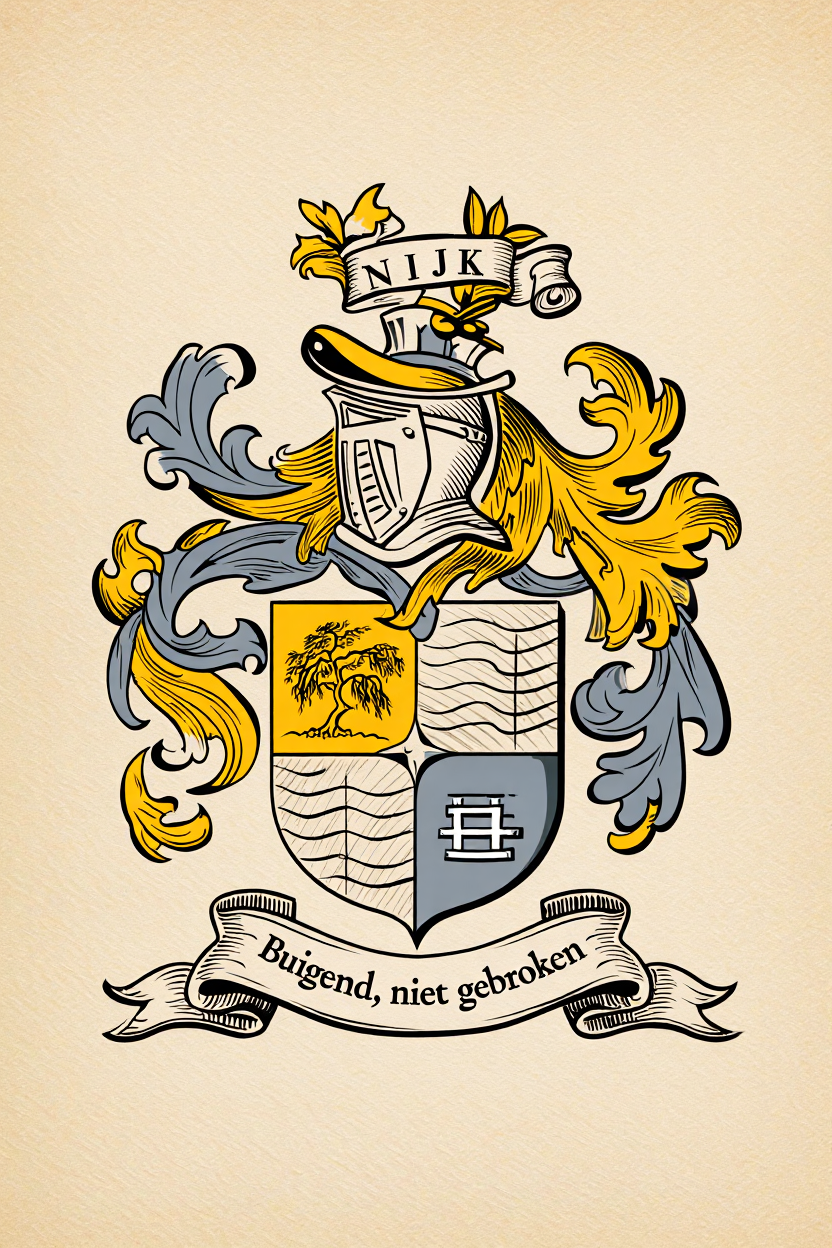 Familiewapen van de achternaam NIJK (vergrendeld)