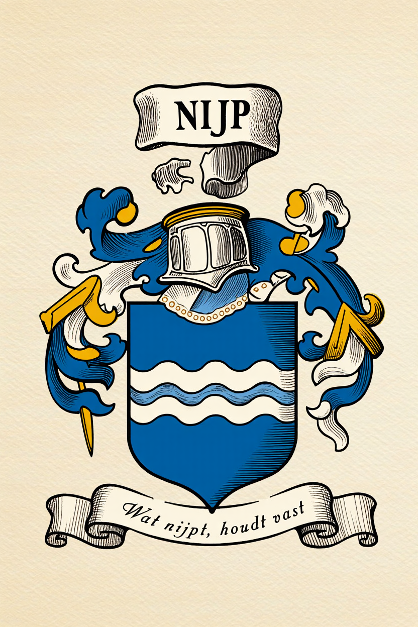 Familiewapen van de achternaam NIJP (vergrendeld)