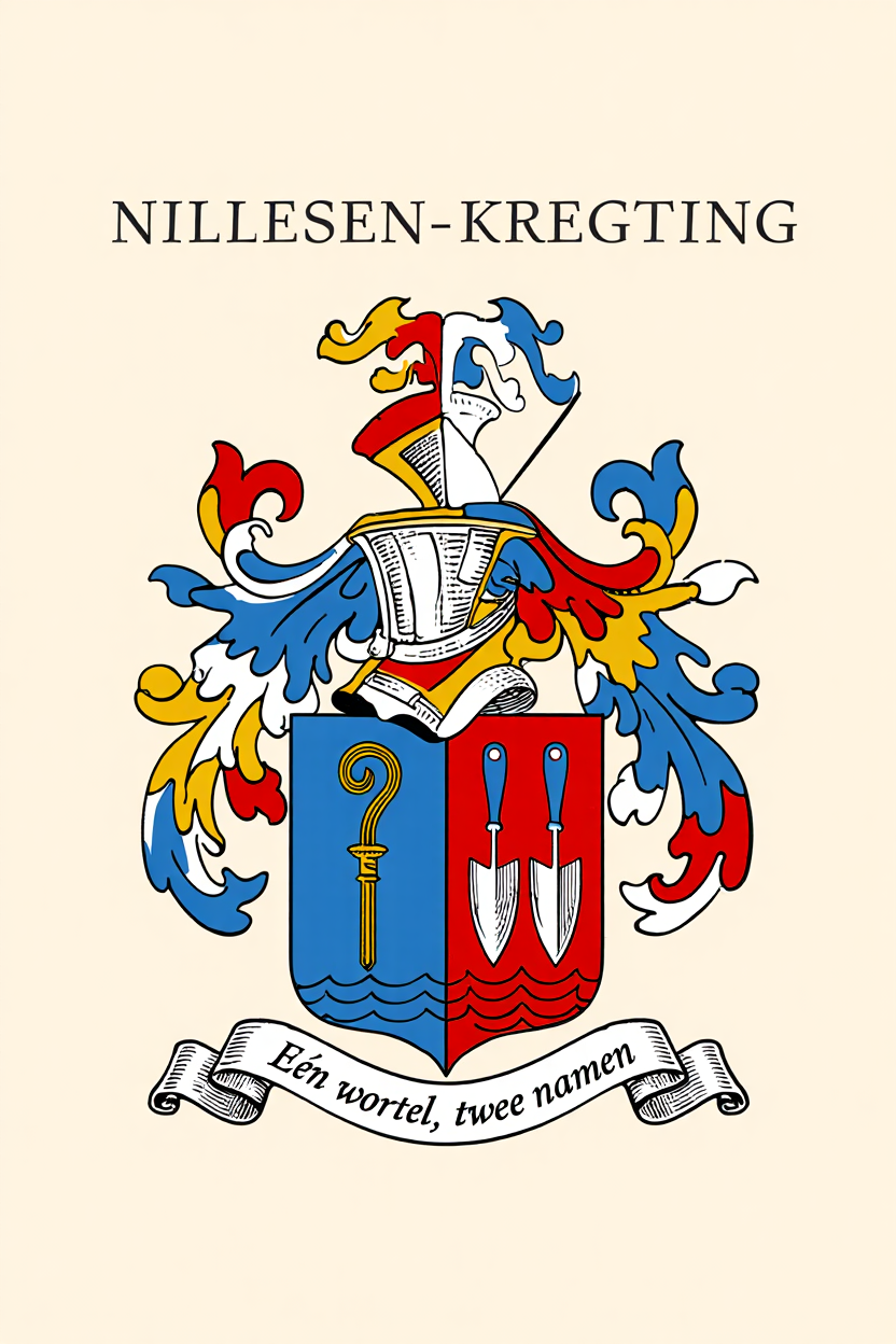Familiewapen van de achternaam NILLESEN-KREGTING