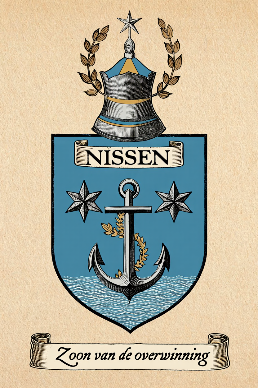 Familiewapen van de achternaam NISSEN