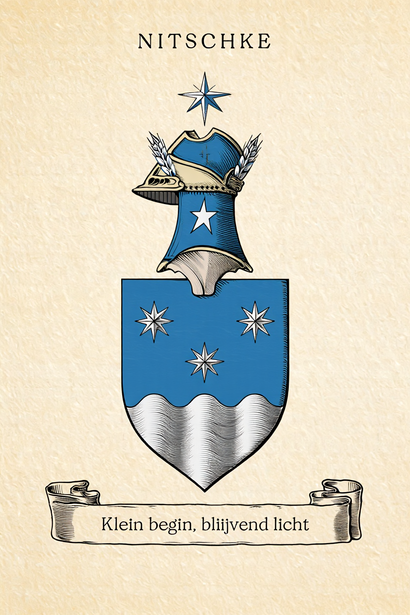 Familiewapen van de achternaam NITSCHKE (vergrendeld)