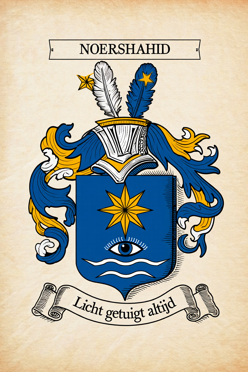 Familiewapen van de achternaam NOERSHAHID