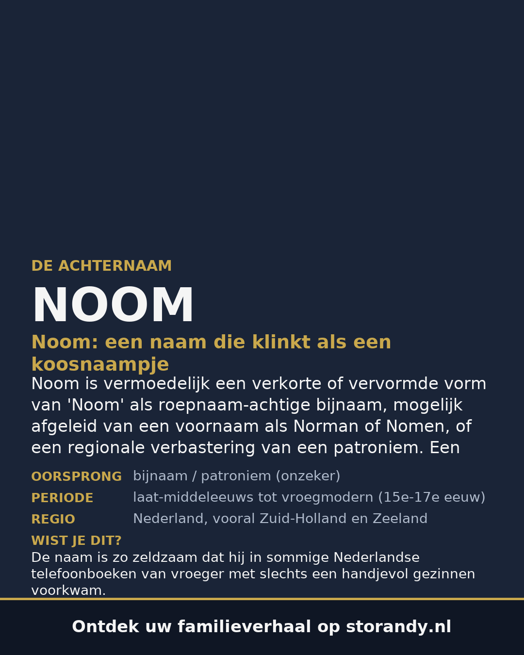 Familiewapen van de achternaam NOOM