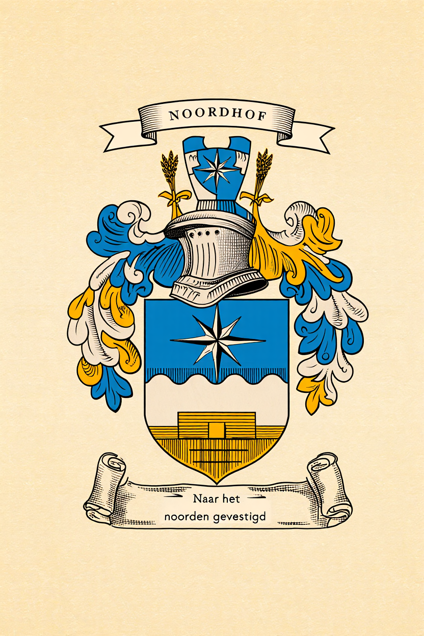 Familiewapen van de achternaam NOORDHOF