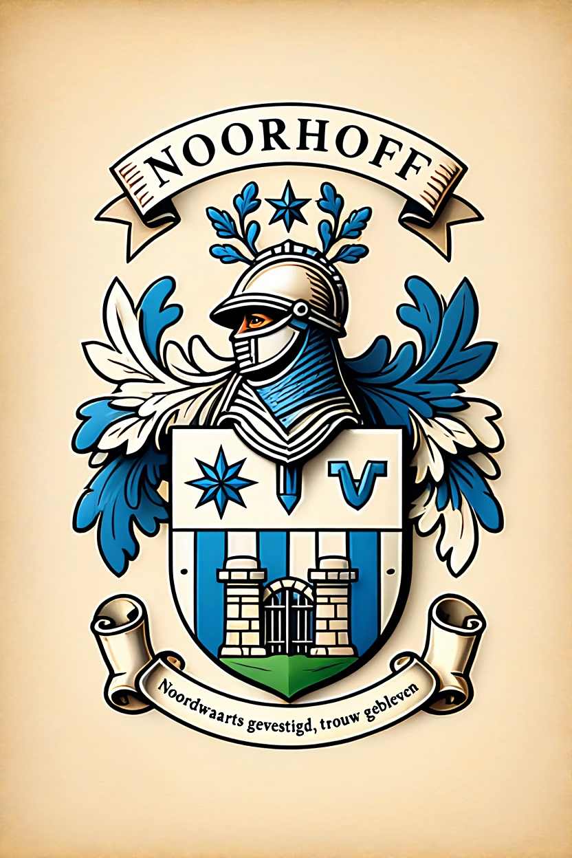 Familiewapen van de achternaam NOORHOFF