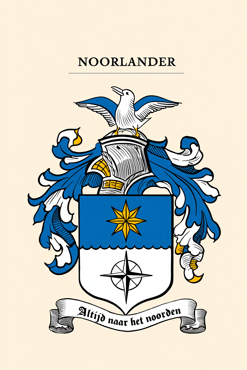 Familiewapen van de achternaam NOORLANDER