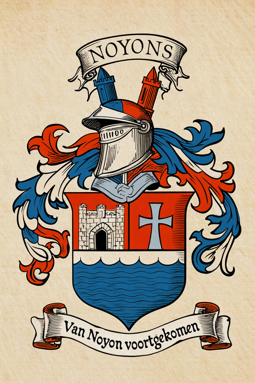 Familiewapen van de achternaam NOYONS