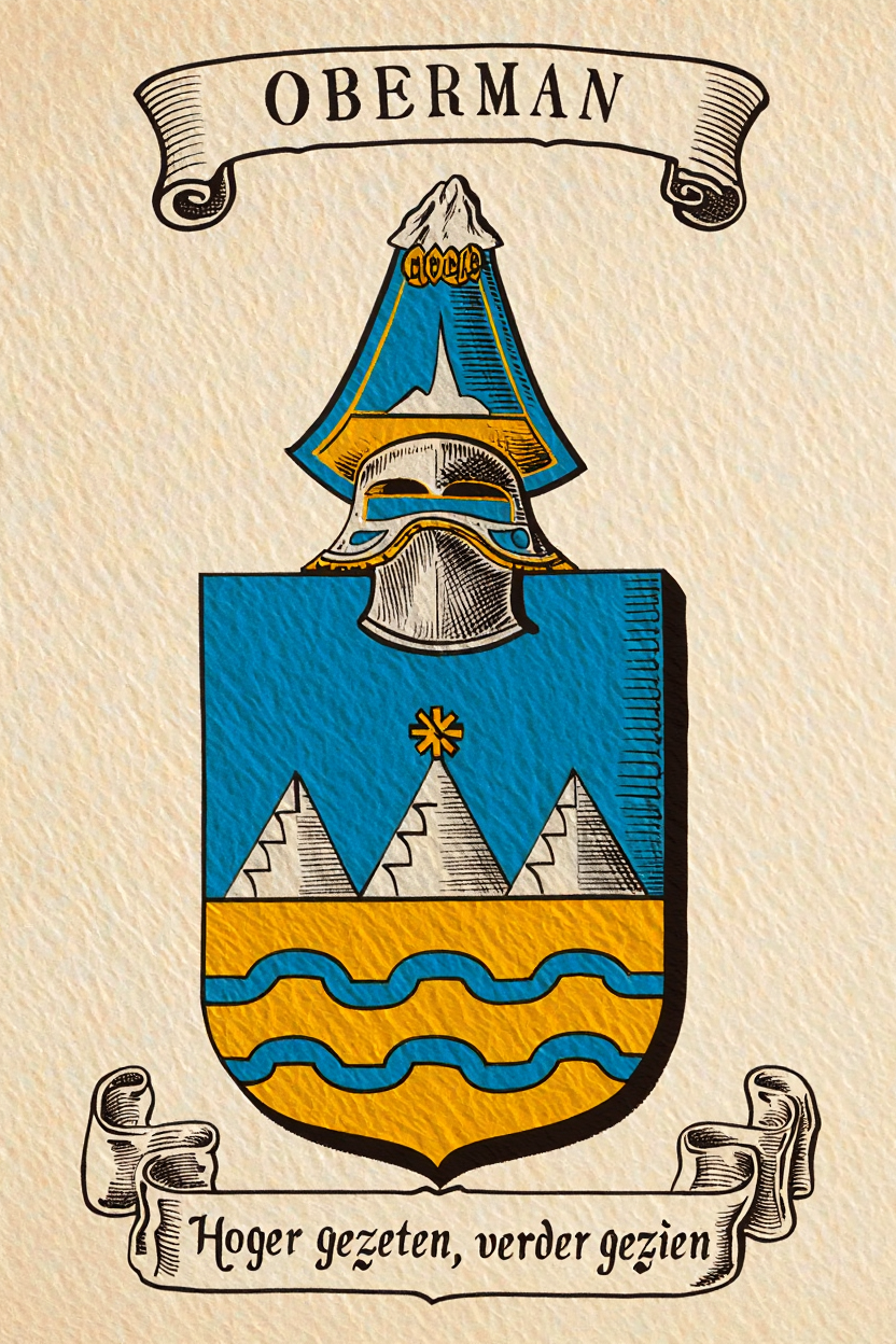 Familiewapen van de achternaam OBERMAN