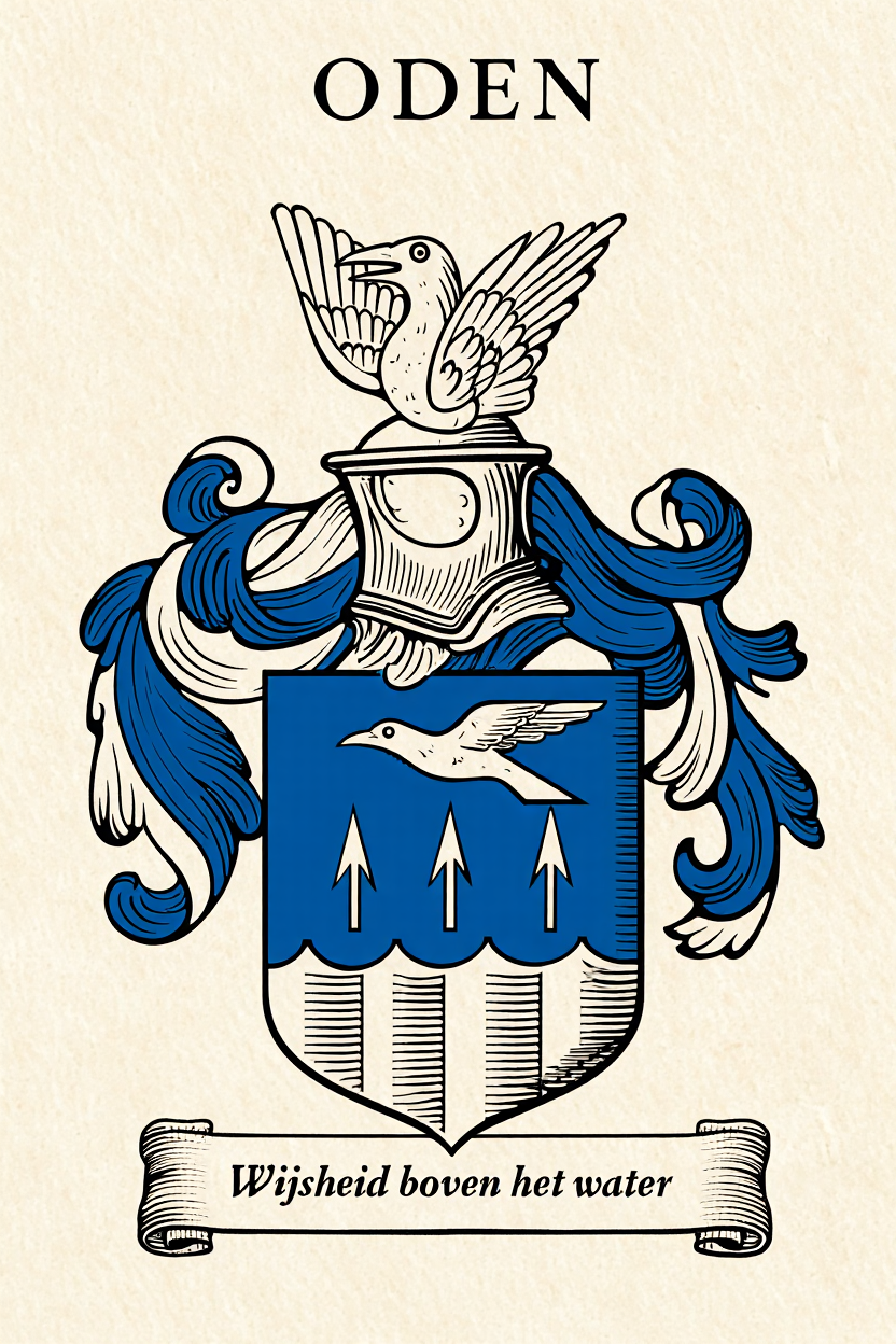 Familiewapen van de achternaam ODEN