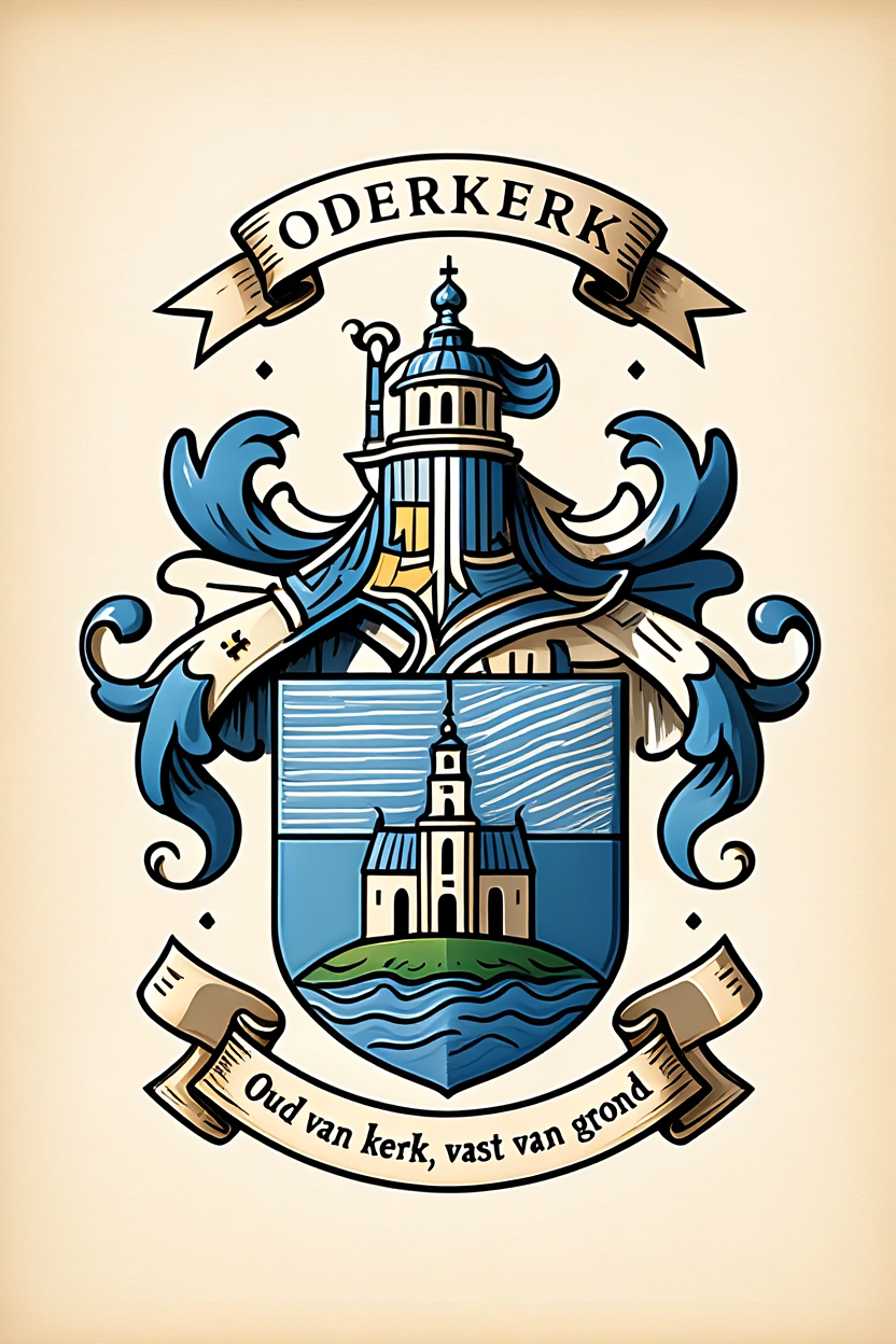 Familiewapen van de achternaam ODERKERK (vergrendeld)