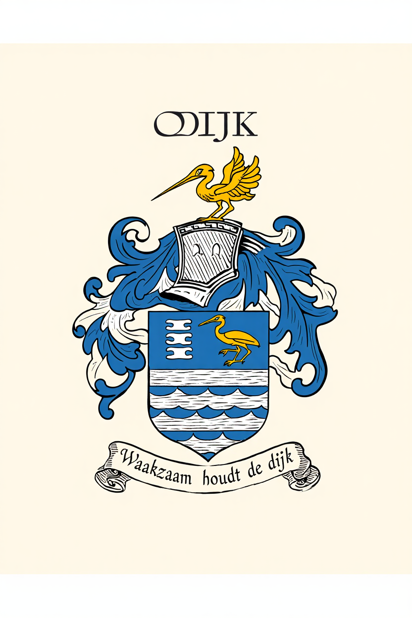 Familiewapen van de achternaam ODIJK