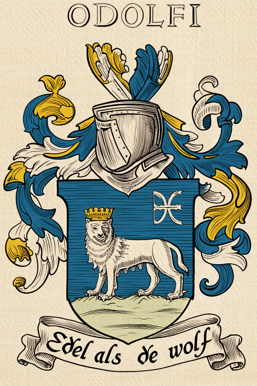 Familiewapen van de achternaam ODOLFI