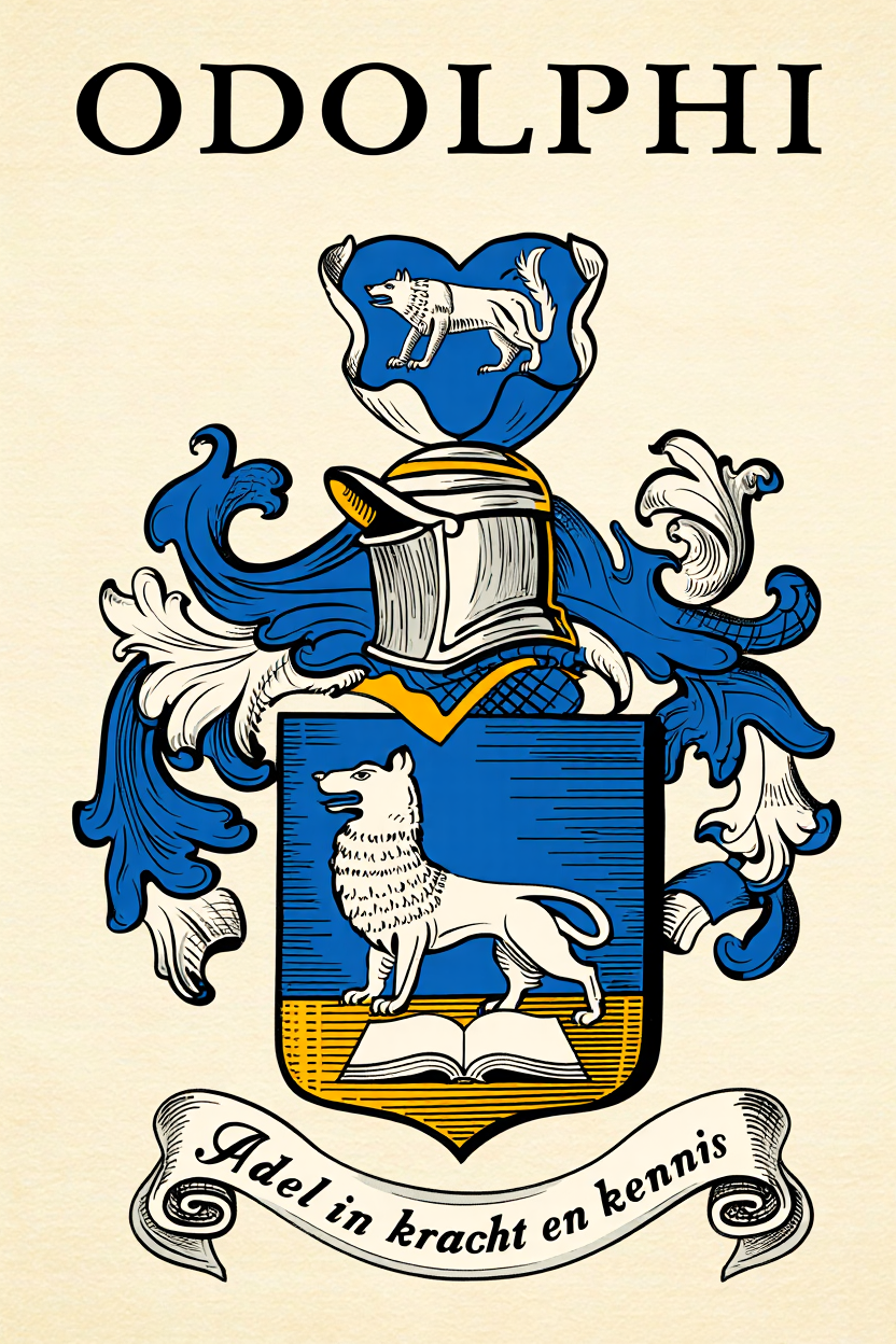 Familiewapen van de achternaam ODOLPHI