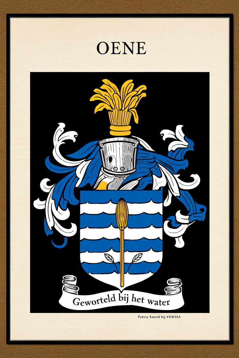 Familiewapen van de achternaam OENE