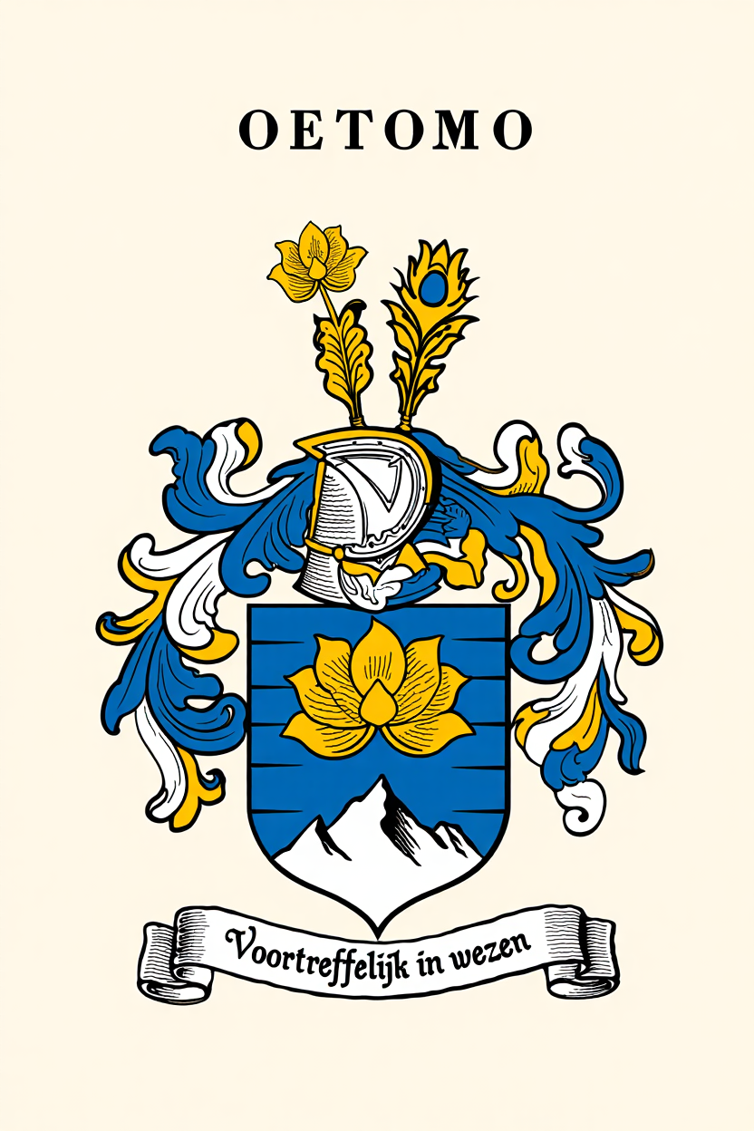 Familiewapen van de achternaam OETOMO