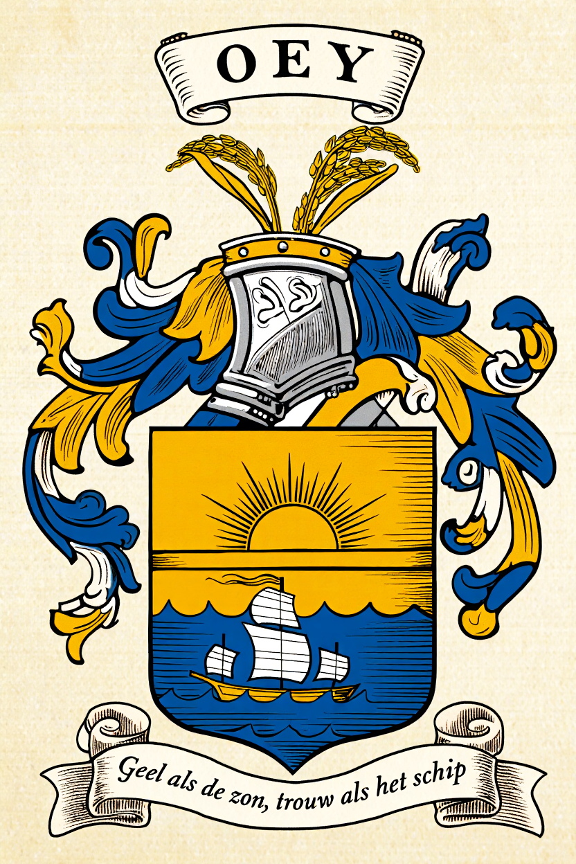 Familiewapen van de achternaam OEY