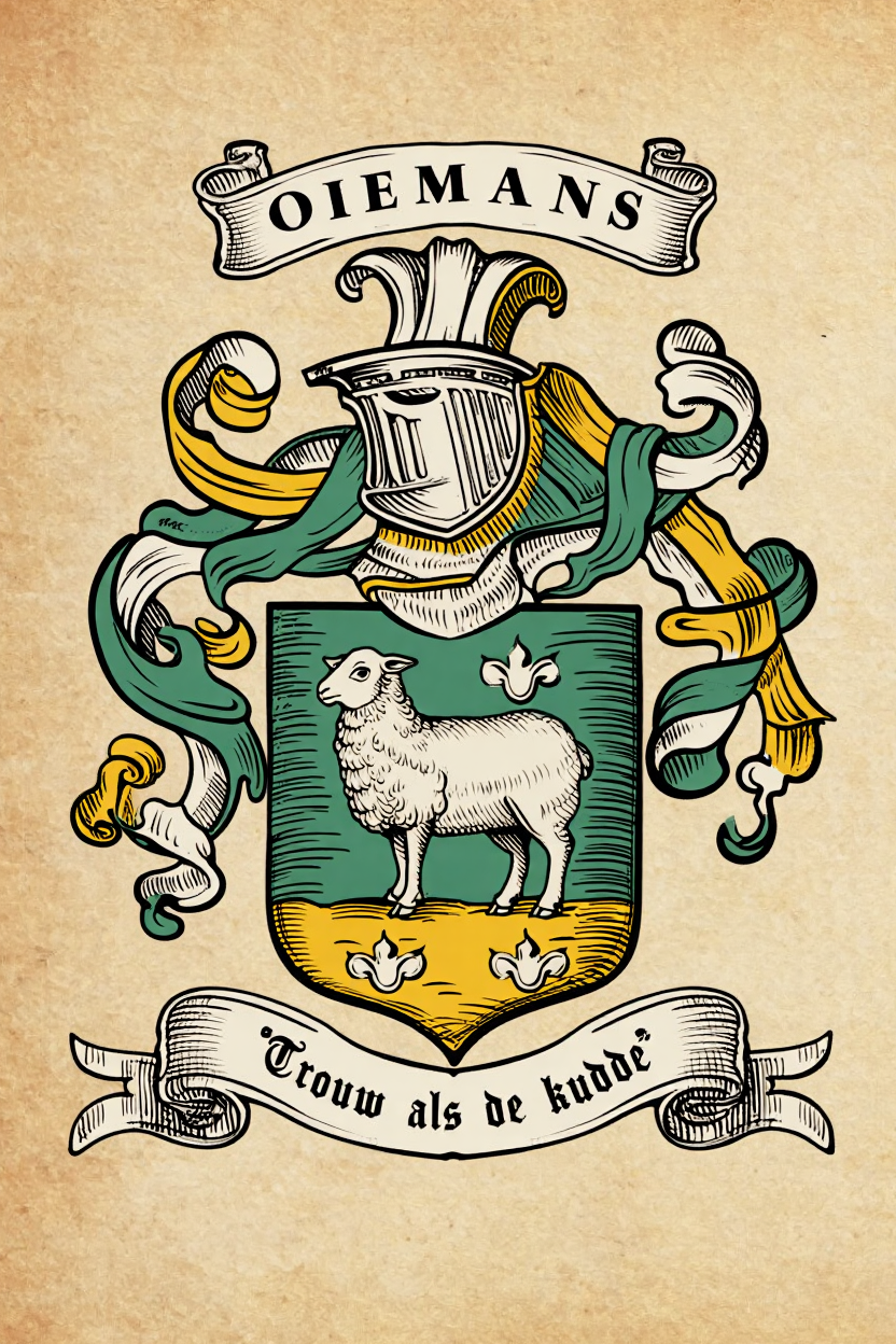 Familiewapen van de achternaam OIEMANS