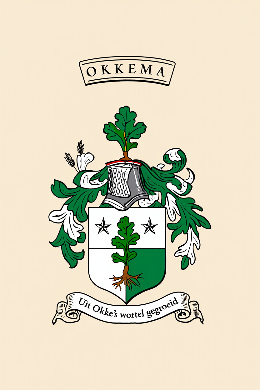 Familiewapen van de achternaam OKKEMA