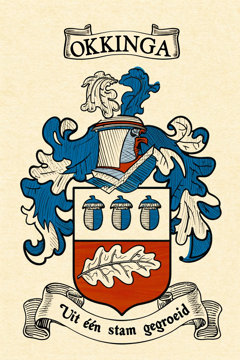 Familiewapen van de achternaam OKKINGA