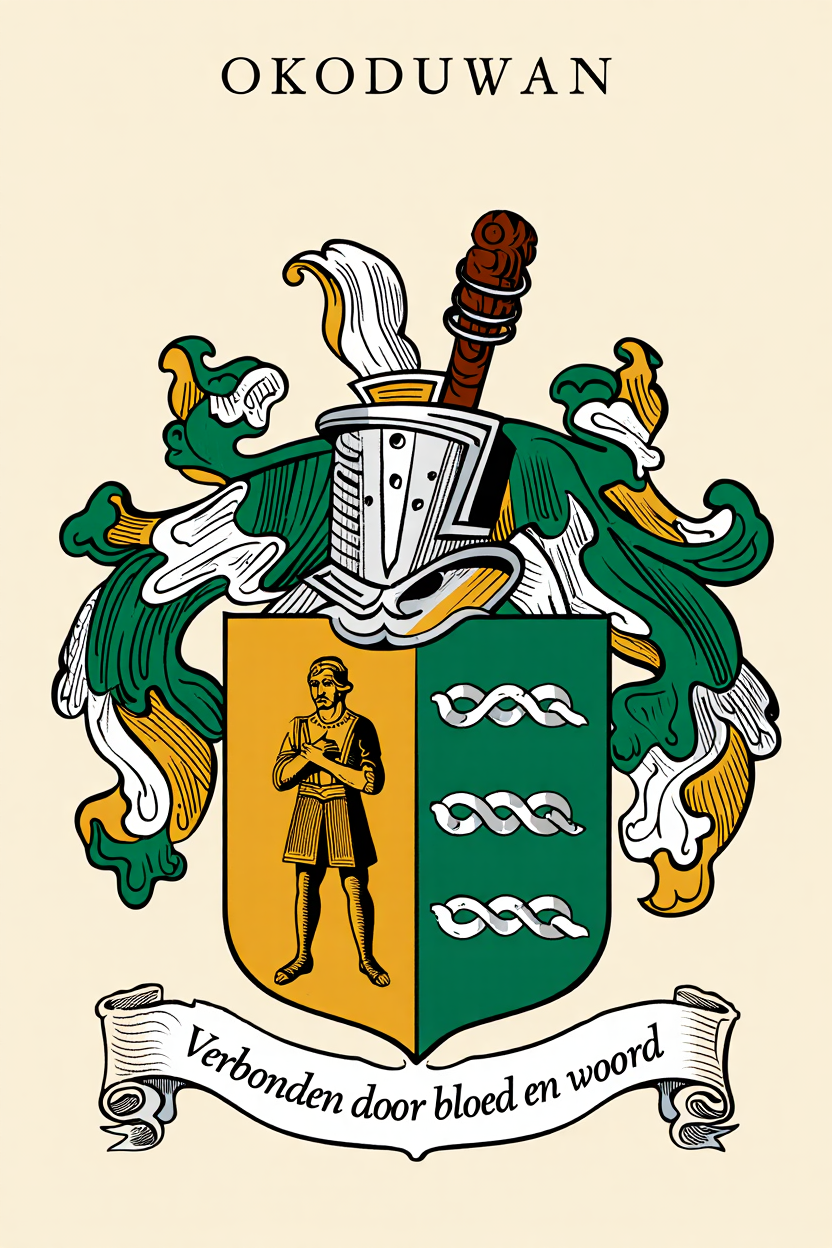 Familiewapen van de achternaam OKODUWAN