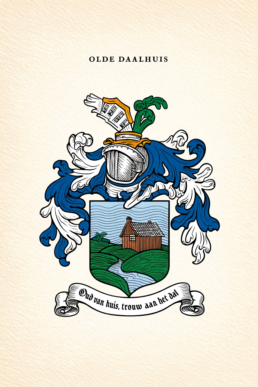 Familiewapen van de achternaam OLDE DAALHUIS