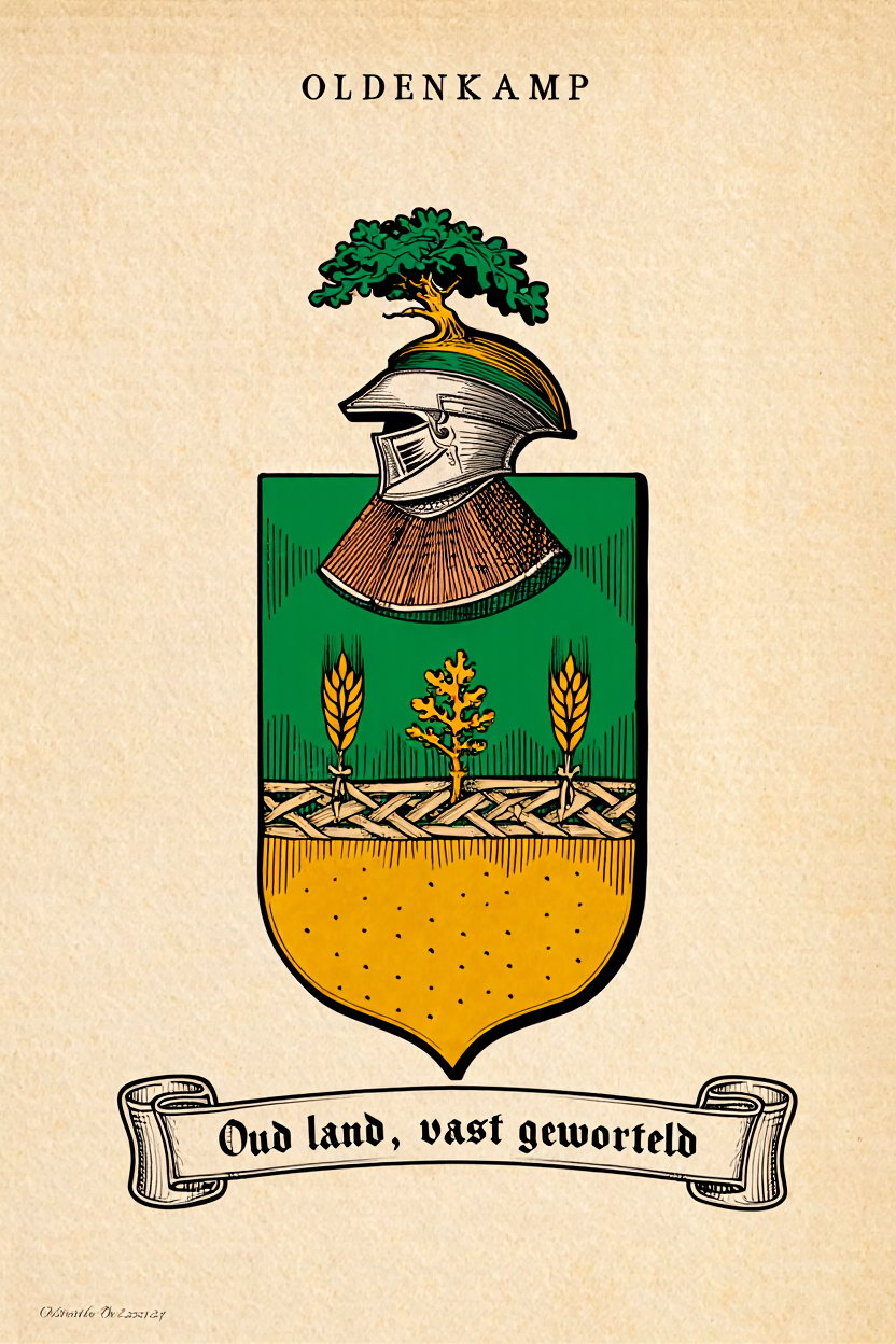 Familiewapen van de achternaam OLDENKAMP