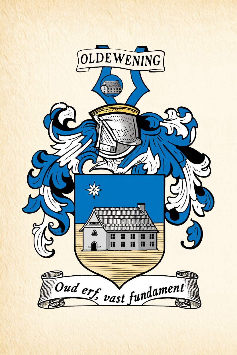Familiewapen van de achternaam OLDEWENING (vergrendeld)
