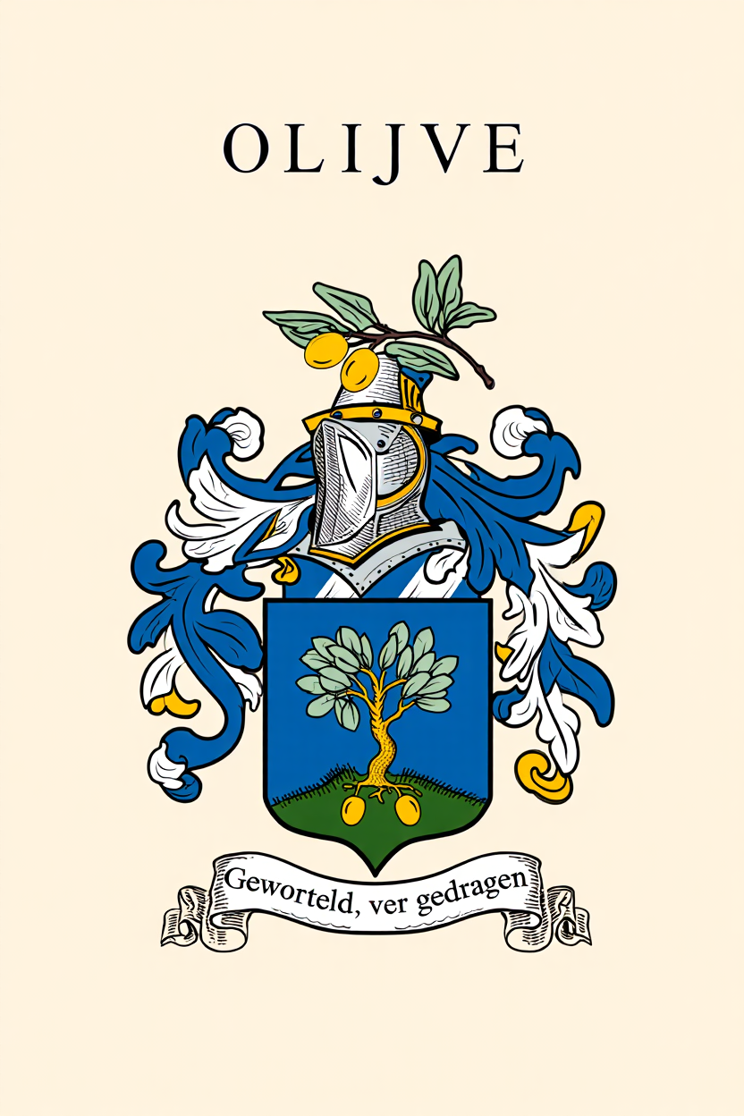 Familiewapen van de achternaam OLIJVE