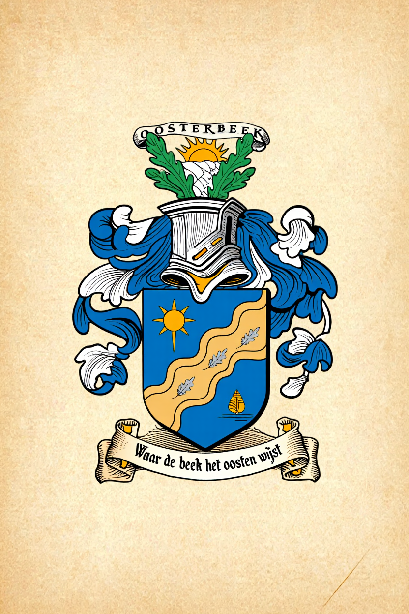 Familiewapen van de achternaam OOSTERBEEK (vergrendeld)