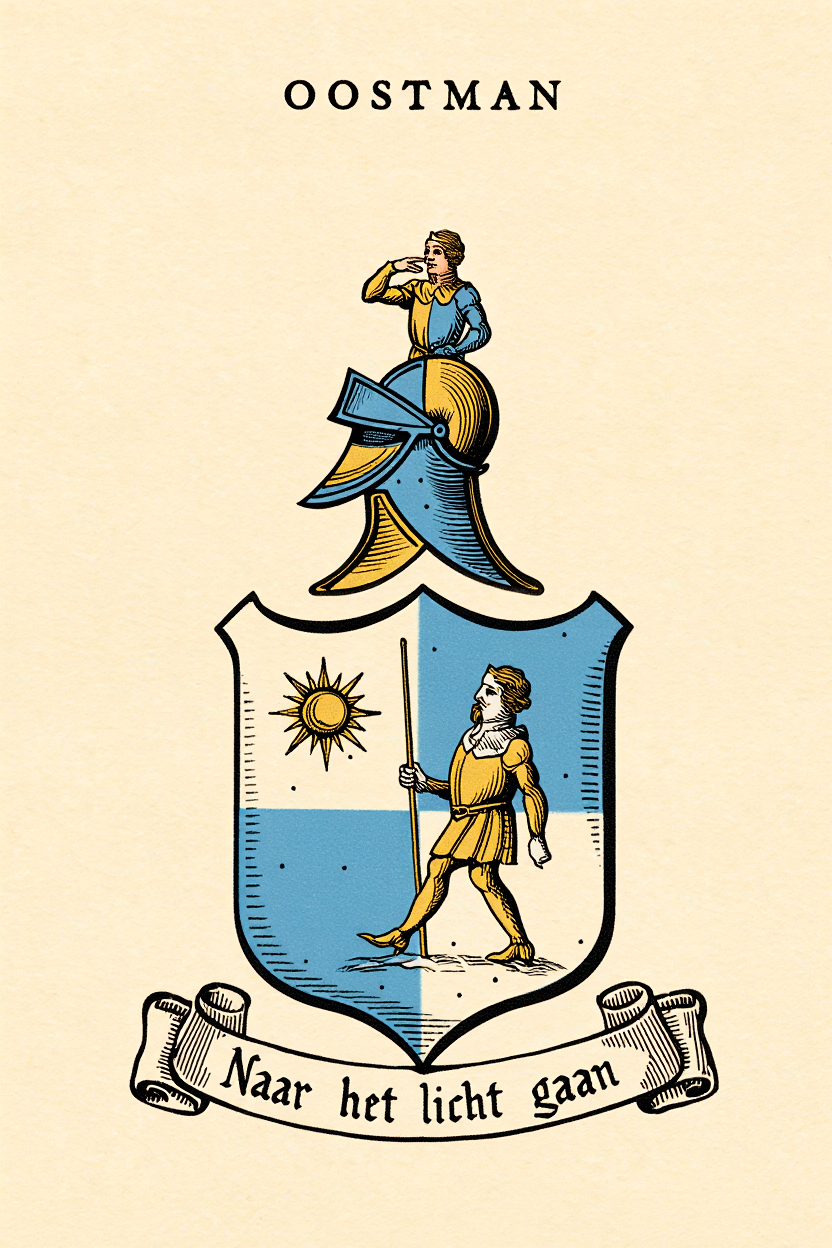 Familiewapen van de achternaam OOSTMAN