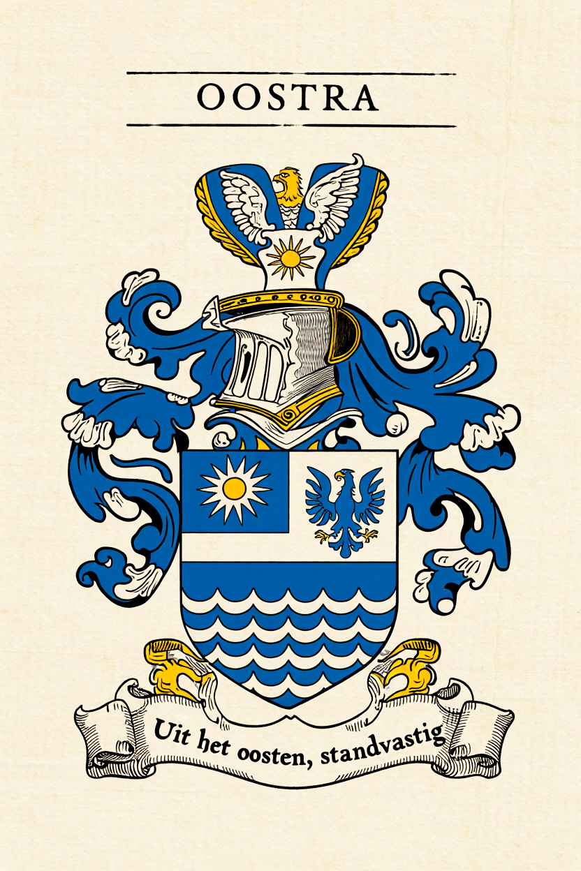 Familiewapen van de achternaam OOSTRA