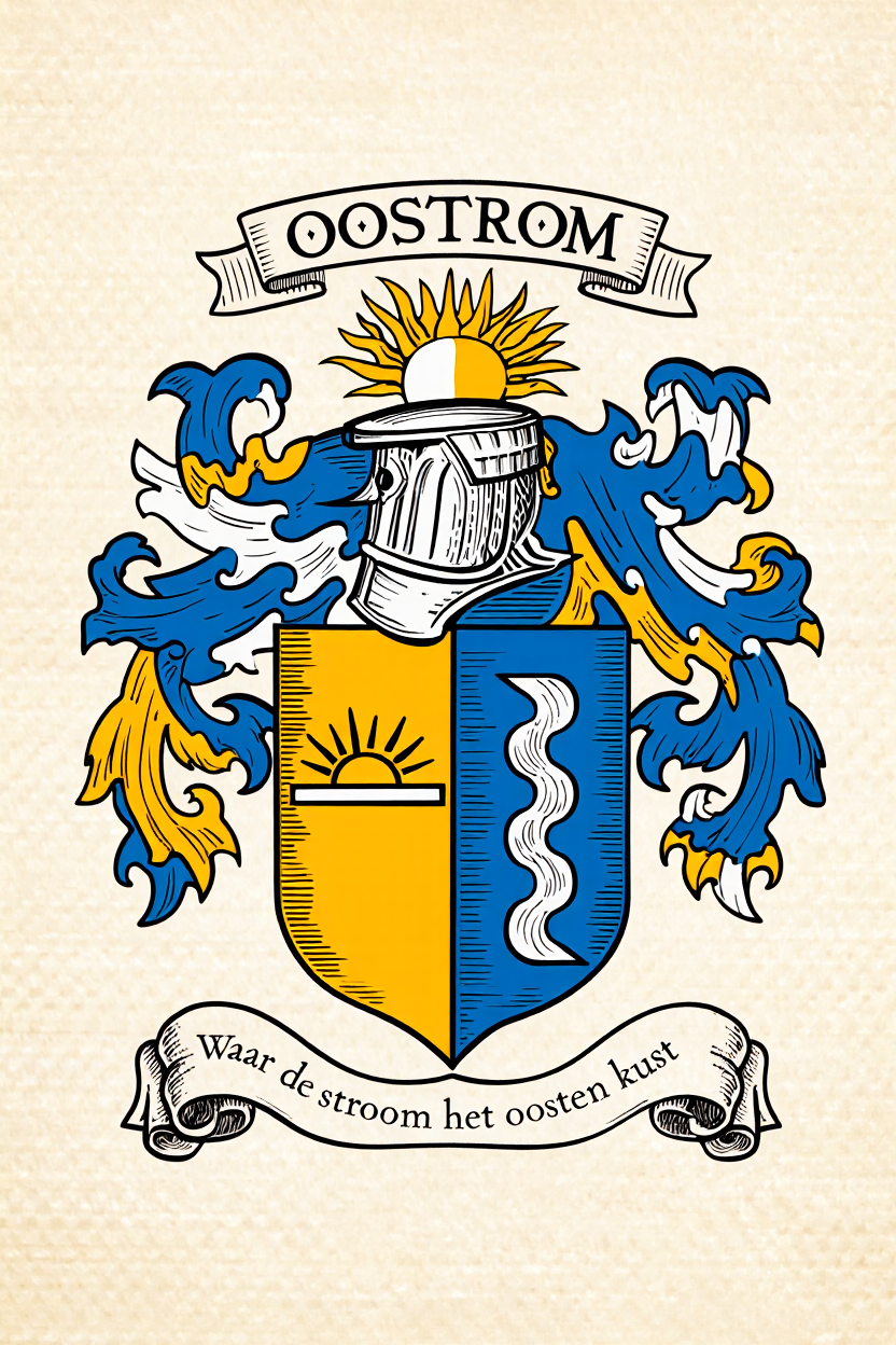 Familiewapen van de achternaam OOSTROM